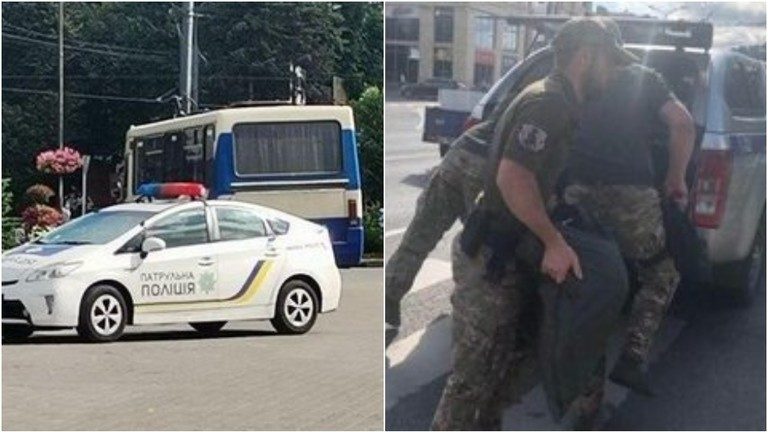 UPDATE 1: LUARE de OSTATICI în Ucraina!(FOTO/VIDEO) 20 de oameni sunt captivi într-un autobuz!