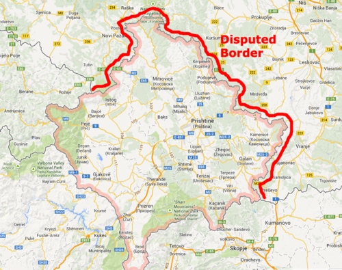 Opoziţia kosovară nu vrea modificarea graniţei cu Serbia