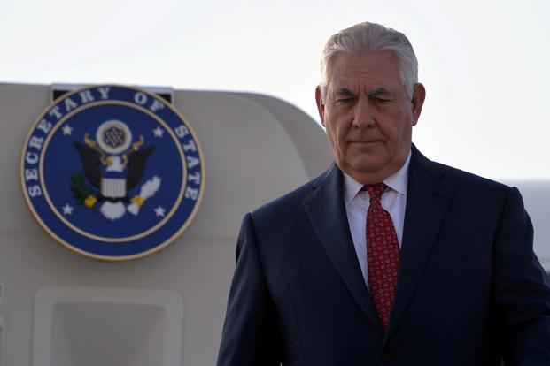 Aflat în vizită în India, Tillerson a discutat despre problema teroristă din Pakistan