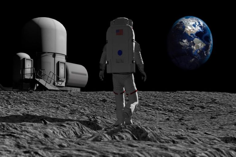 Cum va arăta viitoarea bază lunară a NASA: Habitate gonflabile, panouri solare verticale, vehicule nepresurizate