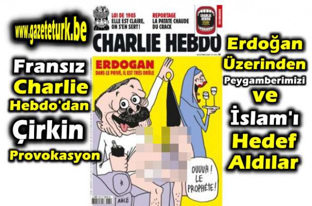 Patru colaboratori ai săptămânalului satiric Charlie Hebdo inculpaţi pentru l-au ‘insultat’ pe Erdogan
