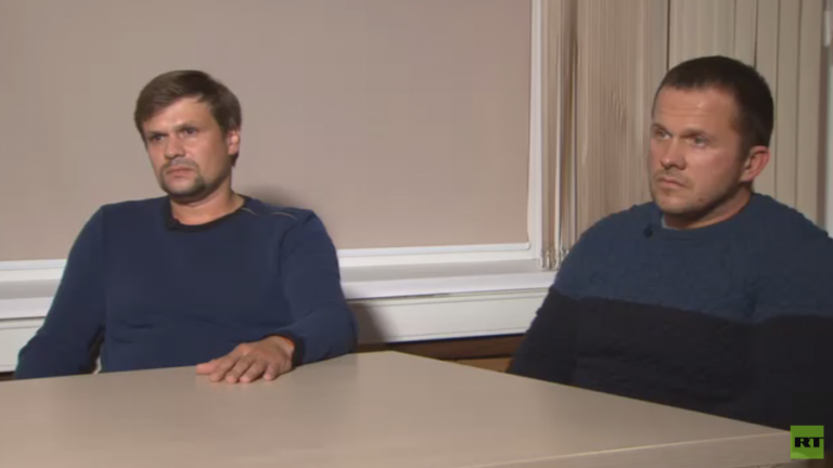 Cei doi suspecţi ruşi în cazul Skripal au promis că nu vor mai vorbi niciodată cu presa