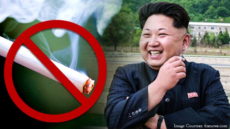 Kim fumează ‘la greu’, dar interzice fumatul în spaţiile publice