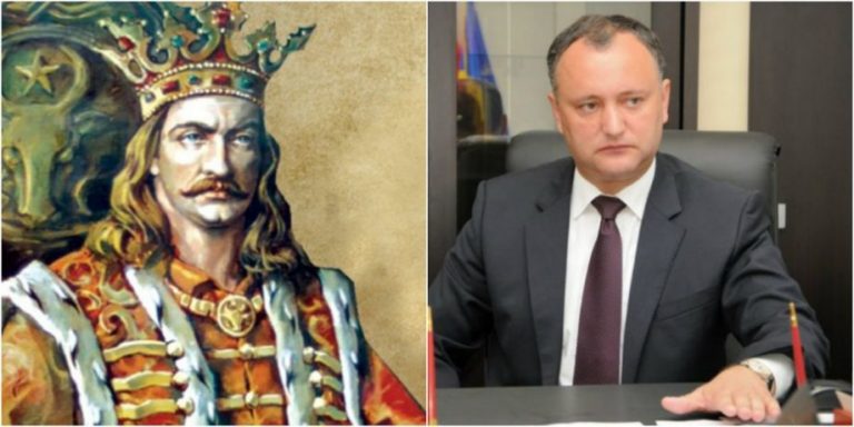 Igor Dodon îl invocă pe Ştefan cel Mare pentru a-i convinge pe moldoveni să-l voteze