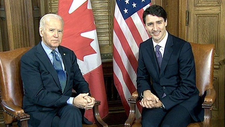 Primul lider străin cu care va discuta Joe Biden este premierul canadian