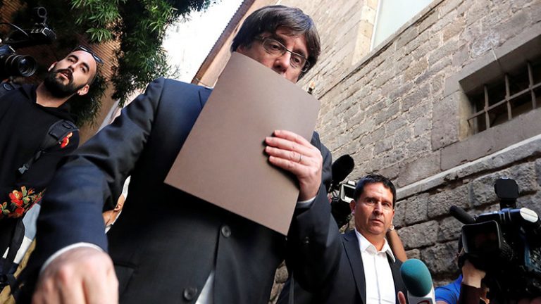 Carles Puigdemont nu exclude organizarea de noi alegeri în Catalonia