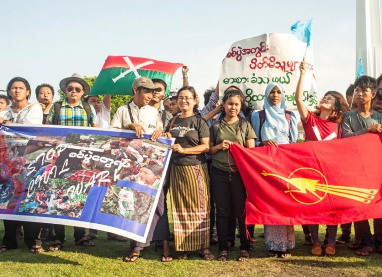 The Yangon Youth Network lansează o campanie de nesupunere civică