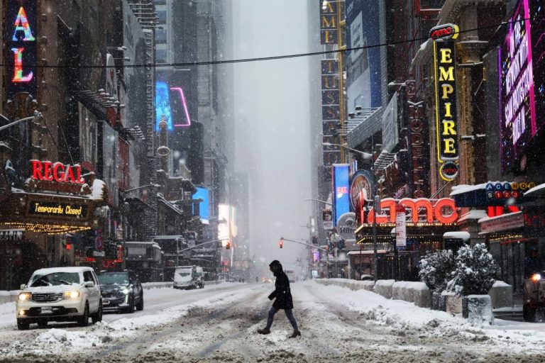 O furtună de iarnă va aduce ninsori importante la New York
