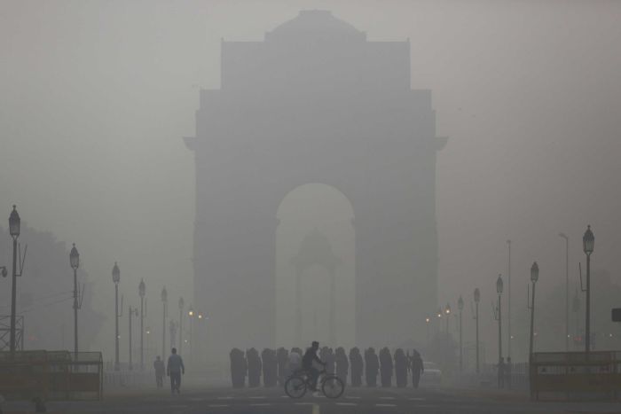 Calitatea aerului din New Delhi la un nivel foarte scazut