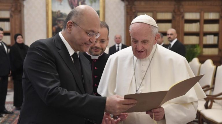 Preşedintele Irakului laudă vizita papei: ‘Un gest de pace și iubire’