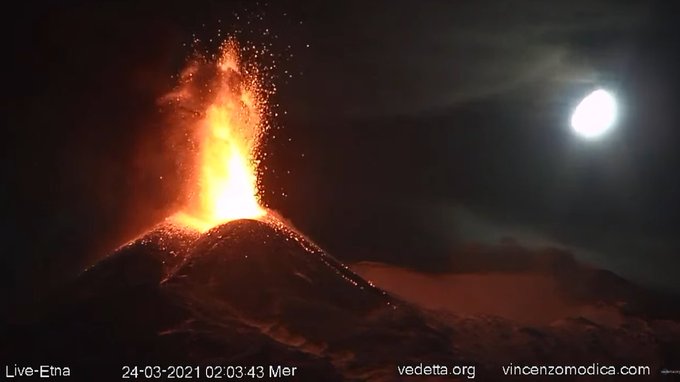Vulcanul Etna şi-a mai deschis încă două guri de erupţie