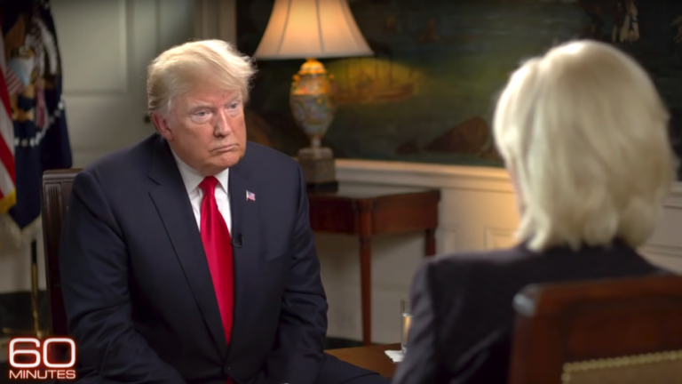 Trump difuzează în avans interviul pentru CBS, pentru a arăta că jurnalistul care l-a intervievat a fost părtinitor