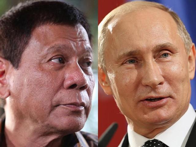 Duterte îi mulţumeşte lui Putin pentru armele ruseşti