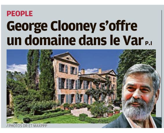George Clooney şi-a cumpărat o proprietate în Provence