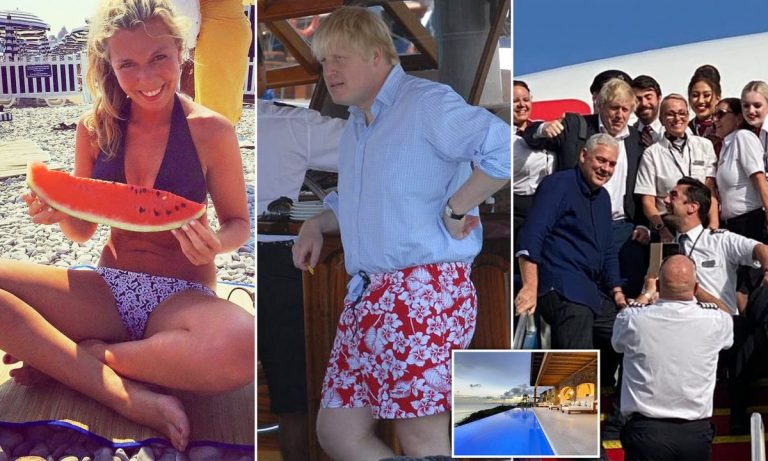 Autorităţile britanice au luat în colimator vacanţele de lux ale lui Boris Johnson