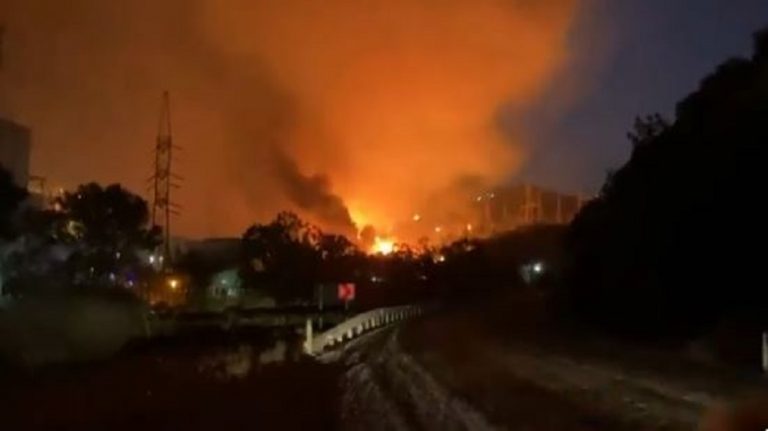 O centrală termică din sudul Turciei a fost EVACUATĂ din cauza incendiilor (VIDEO)