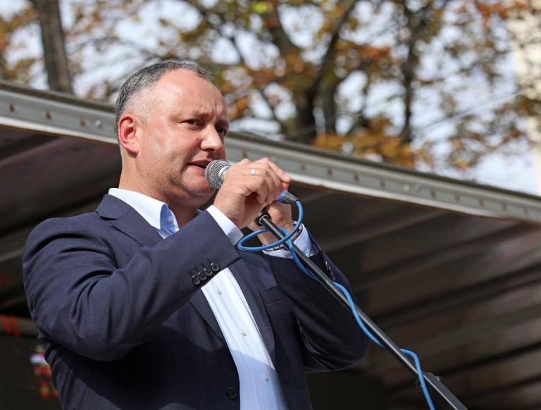 Igor Dodon, cap de listă al socialiştilor la viitoarele alegeri parlamentare din R.Moldova