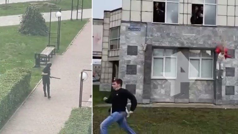 Atac armat la Universitatea din Perm (VIDEO)! Sunt morţi şi răniţi!