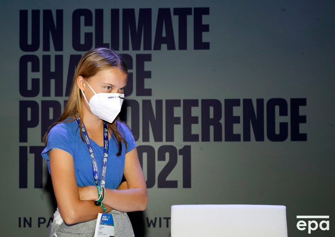 Greta Thunberg s-a alăturat unui protest la Londra înaintea COP26