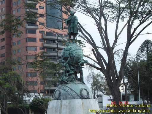De “Ziua Hispanităţii”, manifestanţii din Guatemala au vrut să dărâme statuia lui Cristofor Columb