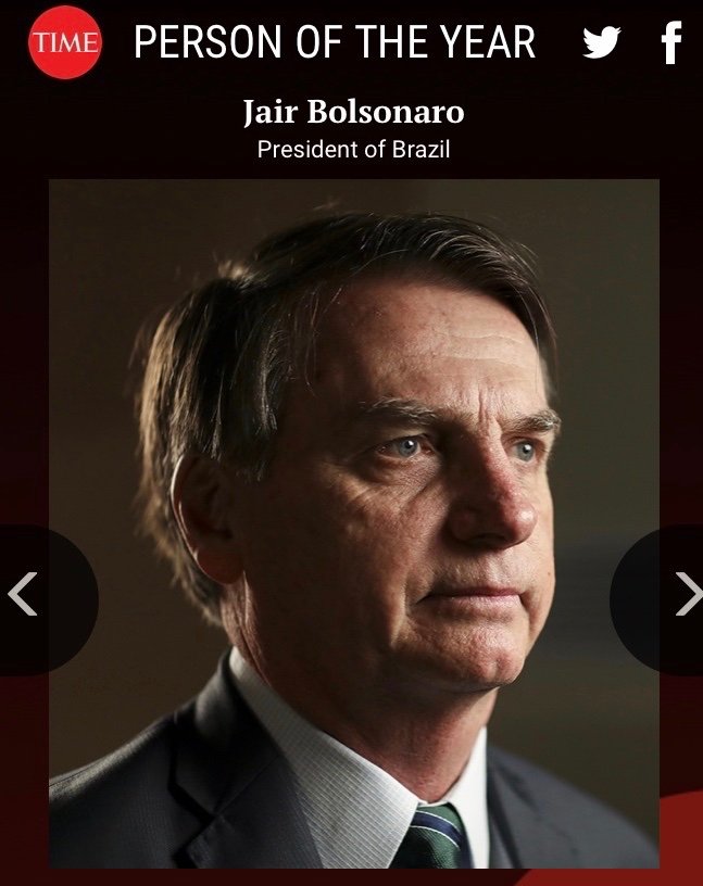 Jair Bolsonaro este ‘Persoana Anului 2021’ pentru cititorii revistei TIME