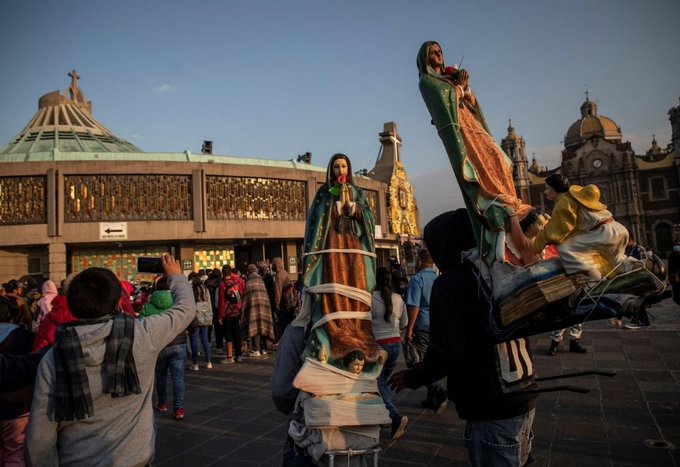 Pelerinajul dedicat Fecioarei din Gaudelupe a atras o mulţime impresionantă de credincioşi la Ciudad de Mexico