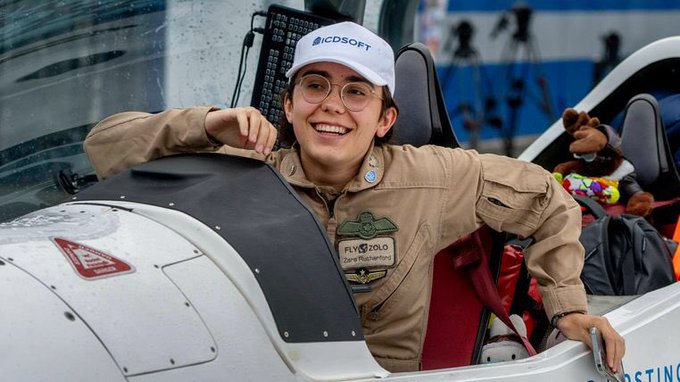 Zara Rutherford, cea mai tânără femeie care a zburat singură în jurul lumii