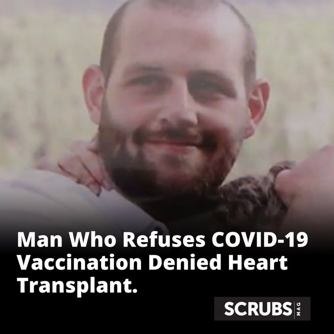 Unui pacient i se refuză transplantul de inimă deoarece NU este vaccinat anti-Covid