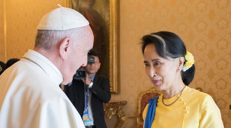 Myanmarul se angajează să promoveze ‘toleranţa pentru toţi’, papa cere respectarea ‘oricărui grup etnic’