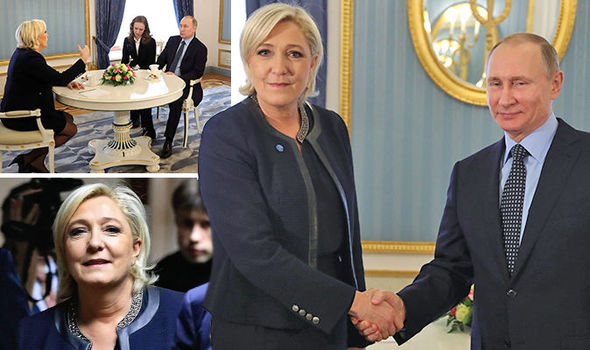 Marine Le Pen ÎŞI RUPE pozele cu Putin