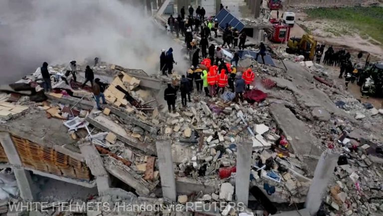 Bilanţul cutremurului din Turcia şi Siria depășește 41.000 de morţi