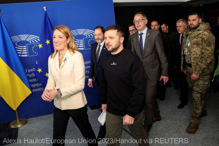 Zelenski în Parlamentul European (VIDEO): Vă apărăm; O Ucraină victorioasă va face parte din UE