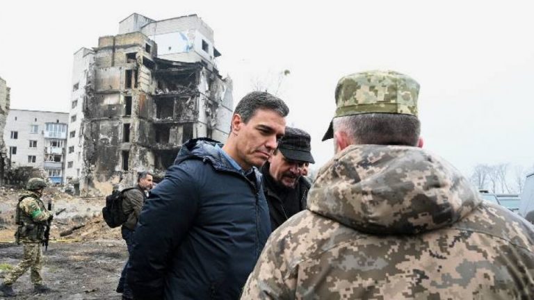 Pedro Sanchez a ajuns la Kiev şi este întâmpinat sub zgomotul sirenelor antiaeriene