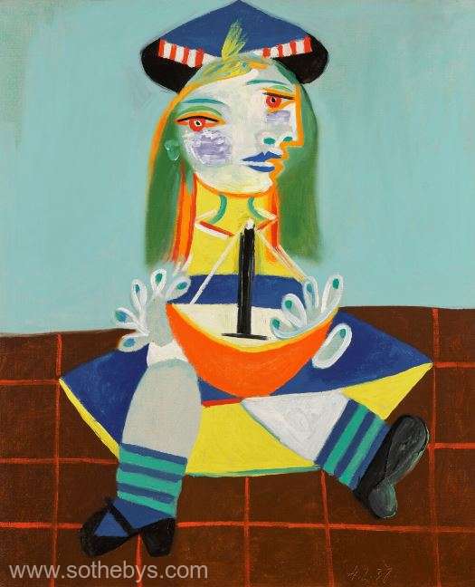 Un portret de Pablo Picasso a fost vândut pentru 18,1 milioane de lire sterline