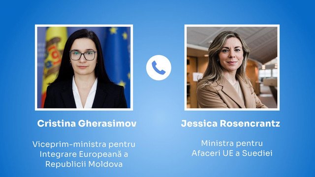 Cristina Gherasimov a discutat telefonic cu noua ministră pentru Afaceri Europene a Suediei