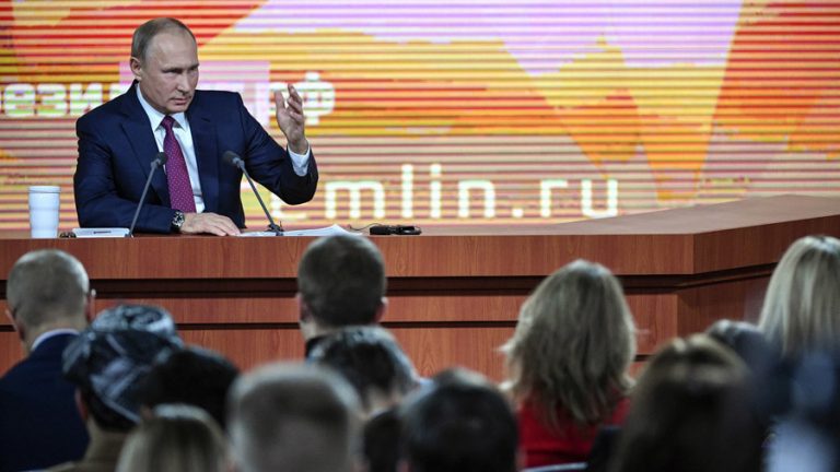 Rusia : Miting electoral la Moscova. Vladimir Putin promite ‘victorii strălucitoare’