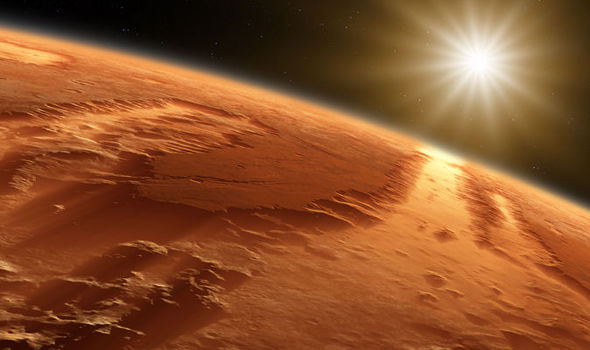 Cercetătorii britanici au găsit vapori de apă în atmosfera lui Marte