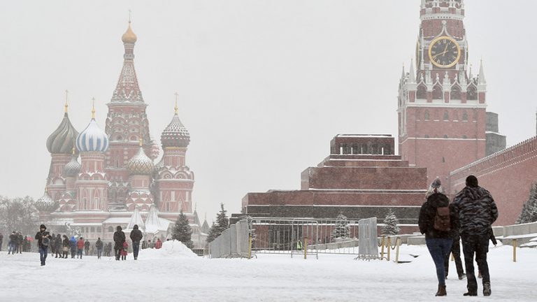 Strat de zăpadă de 41 de centimetri la Moscova