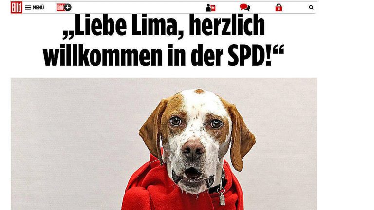 SPD a devenit ţinta ironiilor după ce au înscris în partid un câine