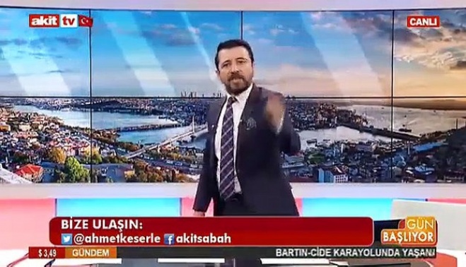 Un cunoscut om de televiziune din Turcia a demisionat după ce a îndemnat armata să-i ucidă pe simpatizanţii opoziţiei
