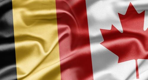 Gafă de zile mari a canadienilor. Au confundat drapelul Belgiei cu cel al Germaniei