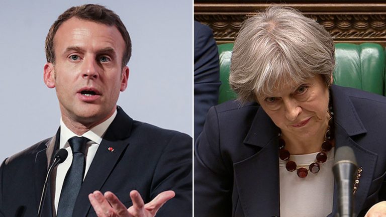 May şi Macron au convenit, într-o discuţie telefonică, să coopereze cu privire la o reacţie faţă de atacul chimic din Siria