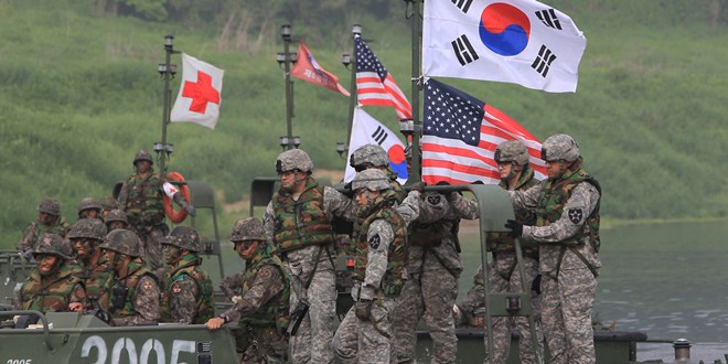 Trump a surprins pe toată lumea când a decis anularea menevrelor militare din Coreea (AFP)