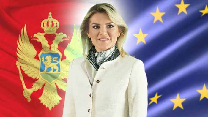 Draginja Vuksanovic, prima femeie care candidează la funcţia de preşedinte în Muntenegru
