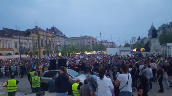 Proteste în Ungaria faţă de rezultatul alegerilor de săptămâna trecută – VIDEO