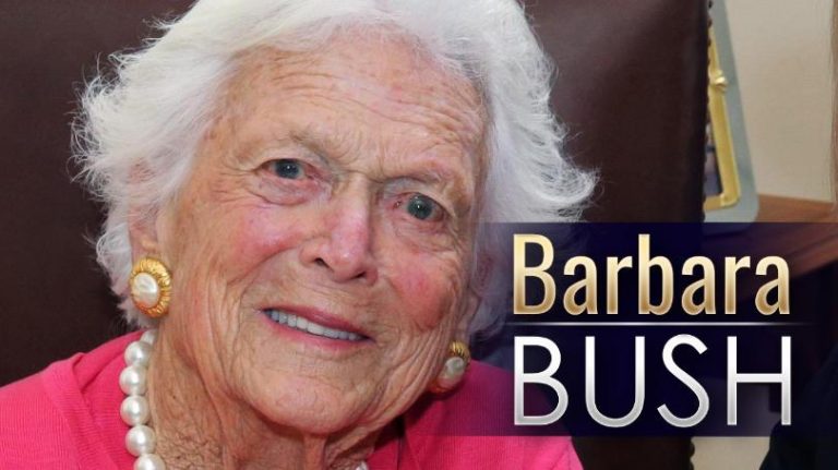 Barbara Bush, fosta Prima Doamnă a Americii, elogiată de familie şi lideri politici