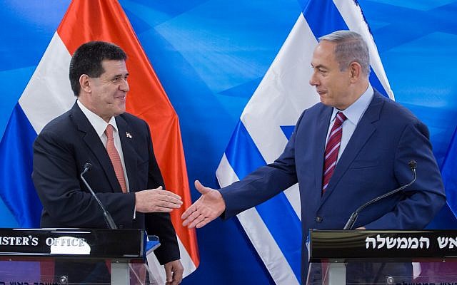 Paraguay confirmă oficial mutarea la Ierusalim a ambasadei sale din Israel