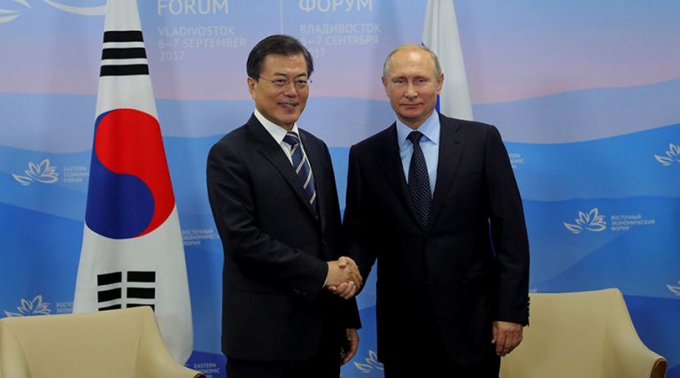 Preşedintele Coreei de Sud face o vizită de stat în Rusia