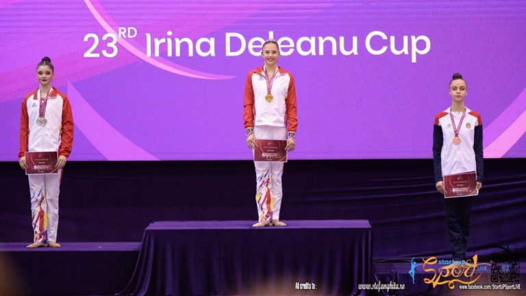 Medalii de bronz la un turneu internațional de la Ploiești pentru gimnastele din R. Moldova