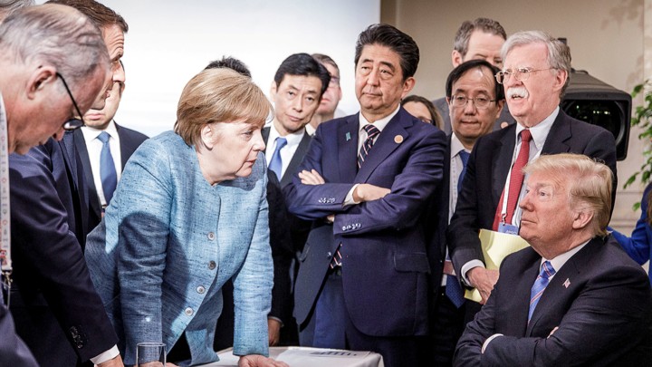 Fotografia cea mai sugestivă de la summitul G7 a devenit virală pe net